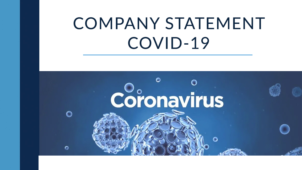 Company statement in regards to COVID-19