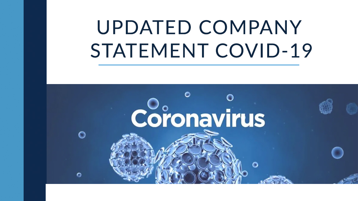 Updated Company Announcement - COVID-19