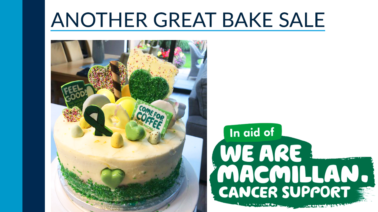 We did another Bake Sale! We did another Bake Sale!