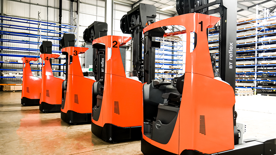 We have invested in new forklifts!