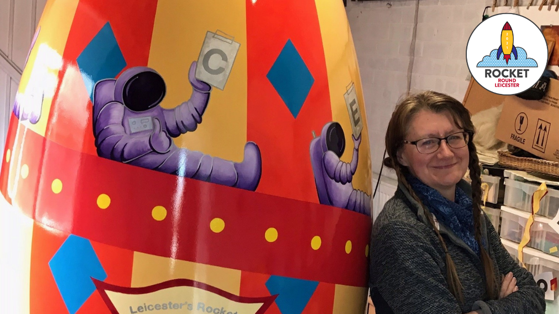 Oadby Plastics put the spotlight on the artist behind the rocket Oadby Plastics put the spotlight on the artist behind the rocket