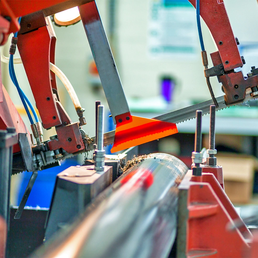 Billeting machine at Oadby Plastics