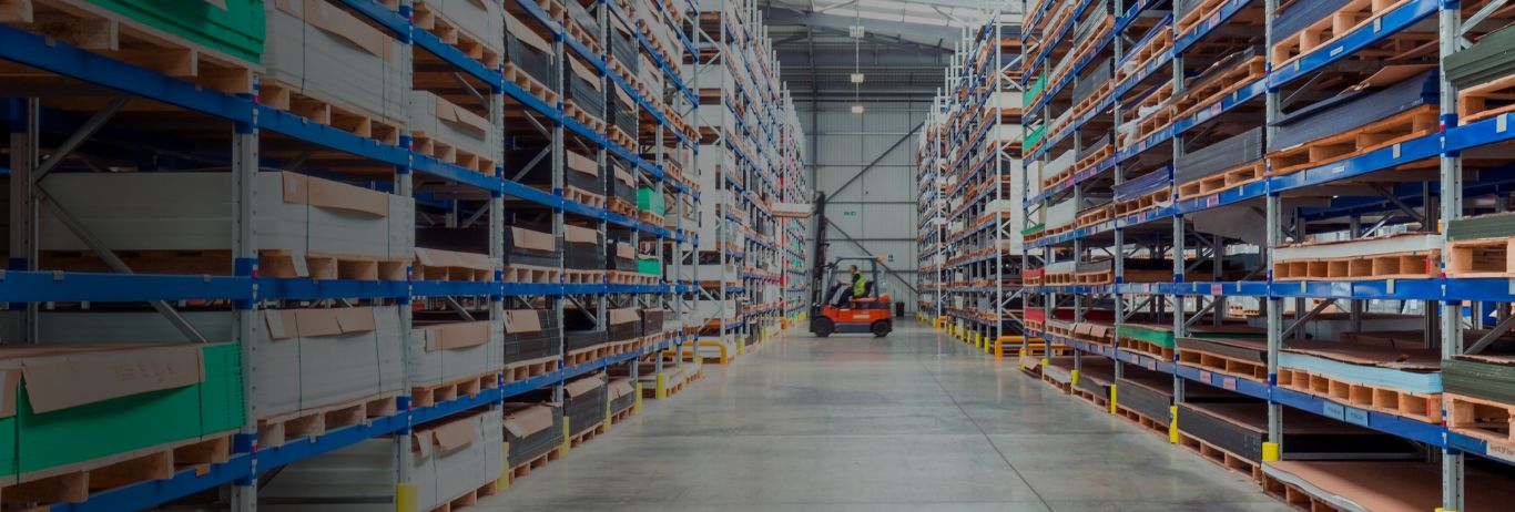 Oadby Plastics warehouse banner image