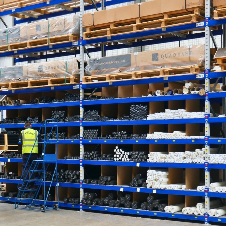 Over 3000 tonnes of stock at Oadby Plastics